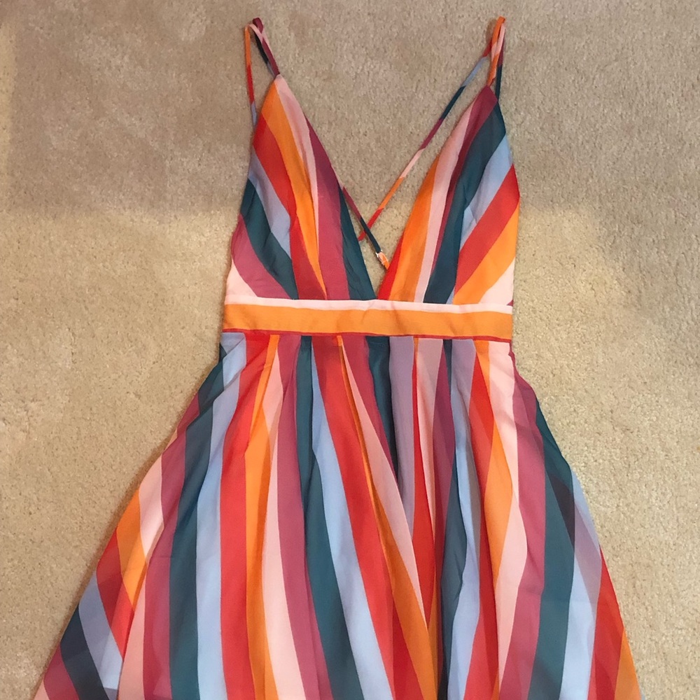 Rainbow Skater Dress